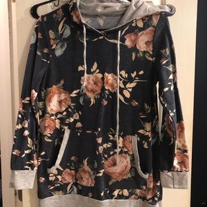 Women’s Floral Hoodie